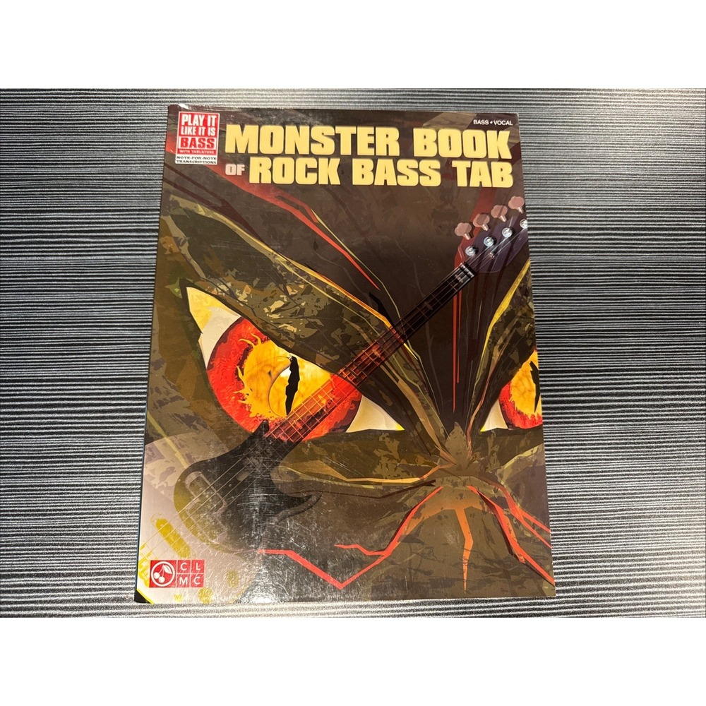 Monster Book of Rock Bass Tab Play It Like It Is BassSoftback2010 ISBN1603782074
